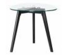 JYSK Tavolino SPORUP 46x60 vetro/nero