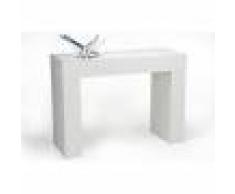 Mobili Fiver Consolle Ingresso Evolution, Bianco Frassino