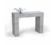 Mobili Fiver Consolle Ingresso Evolution, Grigio Cemento