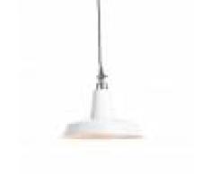 QAZQA Set di 2 lampade a sospensione industriali bianche - WARRIOR