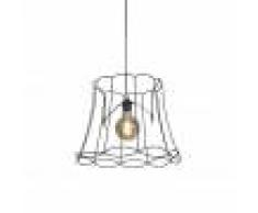 QAZQA Set di 2 lampade a sospensione nero 50 cm - GRANNY Frame