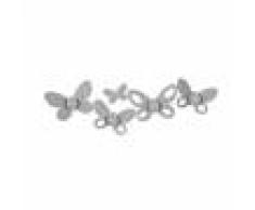 Casa Shop Appendiabiti da parete vivace Butterfly Beige