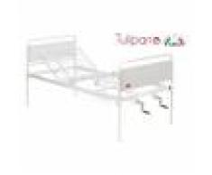 Mopedia Moretti Letto Da Degenza A Tre Snodi 2 Manovella Larghezza 90 Cm Tulipano Mi110