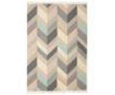 RugVista Tappeto Kasimir 160X230 Soggiorno Tessuto A Mano Moderno Lana Grigio Chiaro/Beige