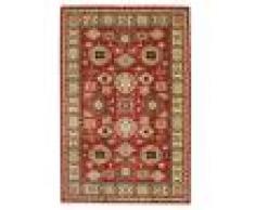 RugVista Tappeto Shirvan Kazak 240X350 Soggiorno Orientale Rosso Scuro/Beige Scuro