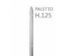 NextradeItalia 10pz Paletto A T Altezza 125 Cm Sezione Mm 30x30x3 Zincato Palo Colore Zinco Da Giardino Recinzione In Ferro