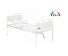 Letto da degenza mopedia tulipano con 1 snodo e 1 manovella