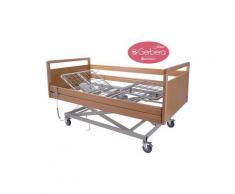 Letto degenza a 3 snodi con rete in acciaio, elettrico ad altezza variabile - serie gerbera