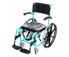 Sedia per wc e doccia ad autospinta - mod. bluline2