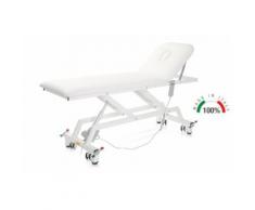 Letto professionale per visita medica elettrico - piano da 62cm con ruote