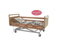 Letto degenza a tre snodi con rete a doghe, elettrico ad altezza variabile - serie gerbera