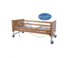 Letto da degenza a 3 snodi con rete in acciaio, elettrico ad altezza variabile trendelemburg - serie gardenia