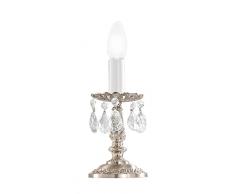 lampada tavolo gocce cristallo