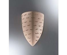 lampada da parete in gesso