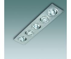 faretto incasso 5 led 1w