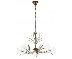 lampadario in vetro 5x33w g9
