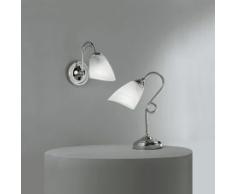 lampada da parete in oro lucido