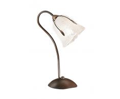 lampada da tavolo vetro scavo