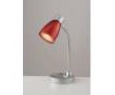 Fan Europe Lighting Lampada Da Lettura Arkimede Rossa 1xe14 13,5x36cm