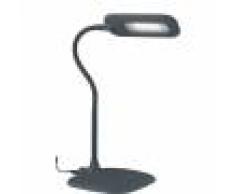 Fan Europe Lighting Lampada Da Lettura Led Darwin Grigia 4,8w 450lm 4000k Dimmerabile 16x16x53,5cm
