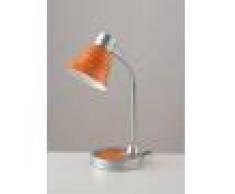 Fan Europe Lighting Lampada Da Lettura Leonardo Arancio 1xe14 13x39cm