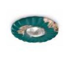 Ferroluce Faretto A Incasso Gu10 Vintage Vintage Verde C480viv