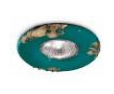 Ferroluce Faretto A Incasso Gu10 Vintage Vintage Verde C481viv