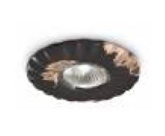 Ferroluce Faretto A Incasso Gu10 Vintage Vintage Nero C480vin
