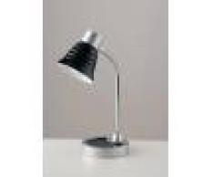 Fan Europe Lighting Lampada Da Lettura Leonardo Nera 1xe14 13x39cm