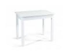 Caesaroo Tavolo Firenze 90x60 cm allungabile bianco frassinato Bianco