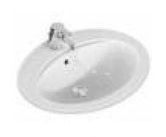 Caesaroo Lavabo ad incasso soprapiano 56x46 cm in ceramica serie York Bianco - Standard