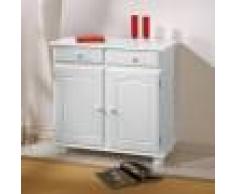 Kit Buffet 2a+2c Classico In Legno Massello Colore Bianco Cod: 93460