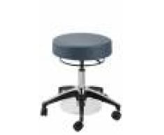 Vincal Sgabello rotondo per operatore - con base a 5 razze - Nero