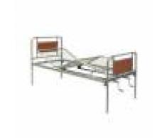 Wimed Letto da degenza a 3 sezioni (2 movimenti), dotato di rete metallica divisibile, portata kg 135