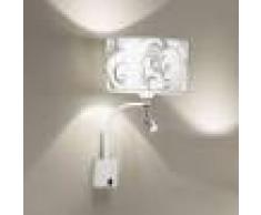 Antealuce Fashion Applique Design Con Paralume E Luce Di Lettura Led