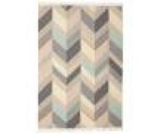 RugVista Tappeto Kasimir 160X230 Soggiorno Tessuto A Mano Moderno Lana Grigio Chiaro/Beige