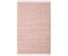 RugVista Tappeto Boho 200X300 Soggiorno Monocolore Beige/Rosa Chiaro