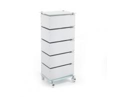 Cassettiera con ruote BOBO XL, bianco