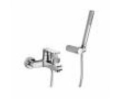 Jacuzzi Gruppo vasca esterno con doccia duplex rubinetteria Twilight ottone cromato 0TI00002JA01