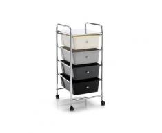 Cassettiera con ruote Air, multicolore