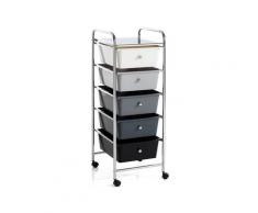 Cassettiera con ruote Air Big, multicolore