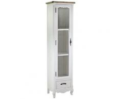 Mobile Vetrina 1 Anta 1 Cassetto In Legno Adami Country