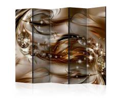 Paravento 5 Pannelli - Chocolate Tide Ii 225x172cm Erroi