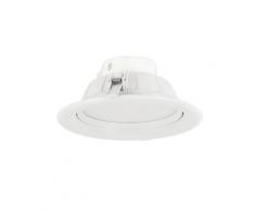 Incasso Controsoffittatura Faretto Tondo Alluminio Bianco Led 8 Watt Luce Naturale Intec Inc-exige-8w