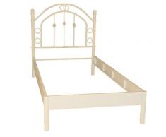 Struttura Letto Singolo In Metallo 90x195cm Adami Luxor Bianco