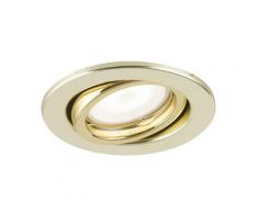 Kit 3 Faretti Metallo Oro Orientabili Incasso Controsoffittatura Led 18 Watt Luce Calda Intec Inc-matrix-ledm3