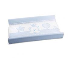 Fasciatoio Imbottito Universale In Pvc 49x81cm 2 Lati Italbaby Serie Baby Re Azzurro