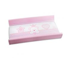 Fasciatoio Imbottito Universale In Pvc 49x81cm 2 Lati Italbaby Serie Baby Re Rosa