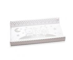 Fasciatoio Imbottito Universale In Pvc 49x81cm 2 Lati Italbaby Happy Family Bianco