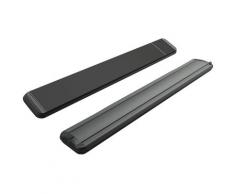 Stufa Elettrica Ad Infrarossi 141x20,1x5,8 Cm Da Soffitto 1800w In Alluminio Dimmerabile Moel Hot-top Nera